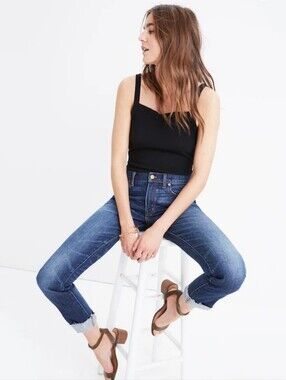 Madewell The Slim Boyjean: Raw-Hem Edition Size 28